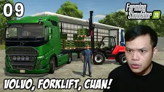 Truk Volvo, Forklift Buat Pindahin Palet - Farming Simulator 25 Indonesia - Part 9