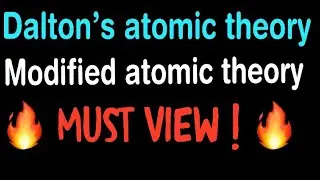 Dalton's Atomic Theory . || Modified atomic theory .