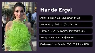Top 40 Most Famous Turkish Actors & Actresses | Age, Net Worth & Salary