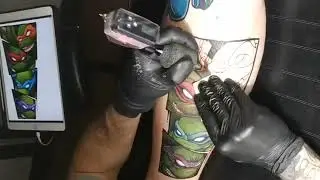 Ninja Turtles - Tattoo Timelapse
