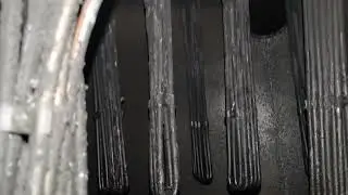 Hot water generator maintenance in side Coil cleaning process