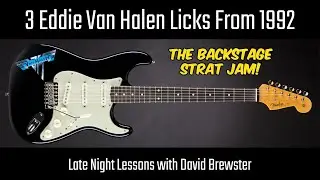 3 Eddie Van Halen Licks From 1992