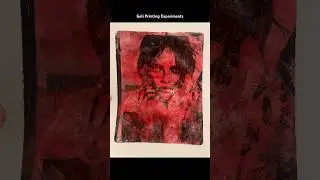 Come EXPLORE Geli Printing With Me! Artists Mono-print Sketchbook REVEAL! #geliprint #geliprinting