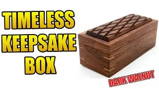 I Turned Dark Walnut Into a Timeless Keepsake Box
