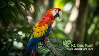 KL Bird Park | World&rsquo;s Largest Walk-in Aviary Silent Walking Tour  🇲🇾 | biggest Bird park