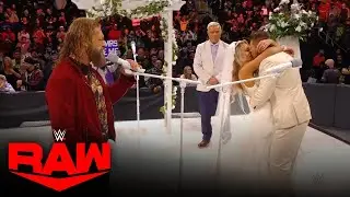 Edge Renewed Miz And Maryse Wedding &bull; WWE Raw 27 December 2021
