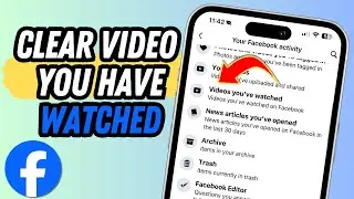 How To Clear Video You Have Watched On Facebook (2026)