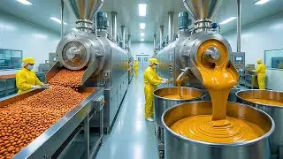 How Peanut Butter Is Made in a Modern Industrial Production Line