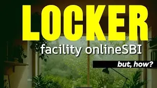 SBI LOCKER APPLY ONLINE THROUGH NETBANKING | LOCKER ONLINE APPLY KARE ONLINESBI SE