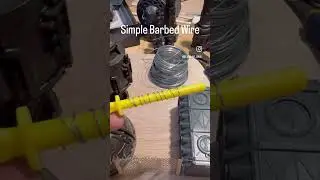 Simple Barbed Wire #warhammer #warhammer40k #model #terrain #terrainbuilding