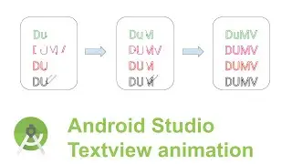 Android Studio Create Textview Animation Beautiful