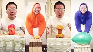 Вирусное комедийное видео Junya1gou в TikTok