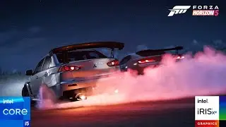 Тест производительности Forza Horizon 5: i5 1235U | Графика Iris Xe | 16 ГБ ОЗУ | 1080P | 720P