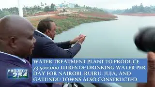 President Uhuru Kenyatta Commissions the Karimenu II Dam in Gatundu North, Kiambu County