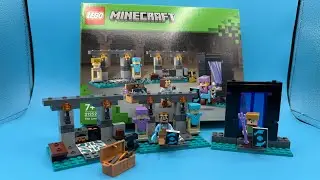 *New* Shhh&hellip; Just Bricks! 🧱 EPIC LEGO Minecraft ASMR &ndash; The Armoury 21252 [No Talking]