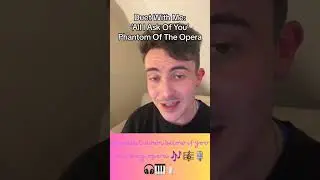 All I Ask Of You #phantomoftheopera #duetcover #gastonleroux #andrewlloydwebber #opera #musical💯💬🎼🫶🎙