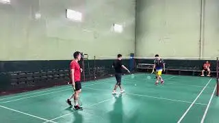 Franz / Aldo vs Hanrico / Hendra - Badminton for hobby (Bros)