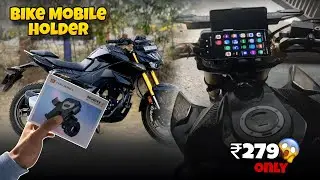 Portronics Mobile Holder for Honda CB125 Hornet | Step-by-Step Installation Guide & Test