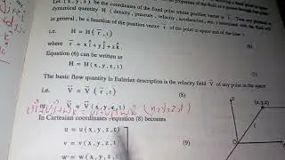 lecture no 3 fluid mechanics 1 topic:method of describing fluid motion 2) Eulerian method
