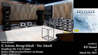 Bruckner: Symphony 9 - 2nd mvt. - Karajan | Göbel Divin Noblesse, CH Precision M1.1/L1/C10/T1/X1