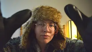 ASMR Patching You Up In My Cabin (personal attention, face touching, fabric sounds)