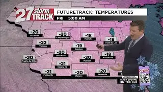 Snowfall and bitter cold
