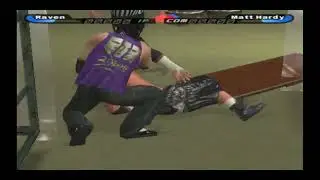 WWE Smackdown Shut Your Mouth -  PS2 Gameplay - Raven vs Matt Hardy - Hardcore Match