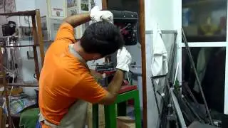 Fabricando clavo escalada