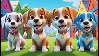 Counting Puppies Playing in the Park | Fun Counting Song for Kids | Puppy Adventure Rhyme