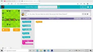 Lesson 8: Bee Loops | Belajar coding game 2022 | studio code course lessons level 1-14