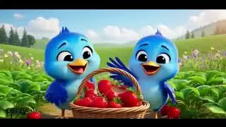 Chinku & Minku&rsquo;s Sweet Strawberry Garden Adventure 🍓 | Cute 3D Animation Short