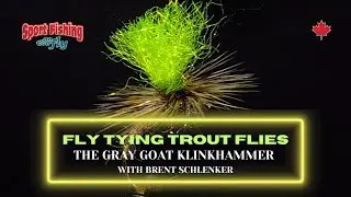 FLY TYING TROUT  FLIES - PRO STAFF ON THE BENCH: THE GRAY GOAT KLINKHAMMER WITH BRENT SCHLENKER