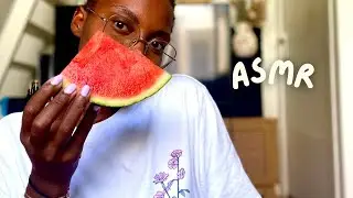 ASMR FR | Snacking fruits & mouth sounds 🍉🍈🍏