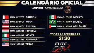 LIGA ELITE RACING - GRID ELITE -  GP DO BAHREIN - ETAPA 1 - NARRA&Ccedil;&Atilde;O: RON BAUER