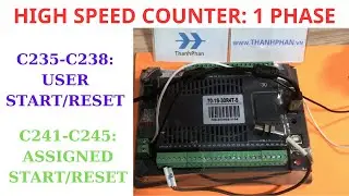 High speed counter 1 phase FX1S FX1N YKHMI