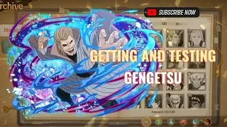Ninja Duel Legend/Six Paths Legend Naruto game - Testing new hero Gengetsu