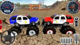 Juegos De Carros Police Monster Truck Impossible Driver Car Extreme Racing For Android Mud Gameplay