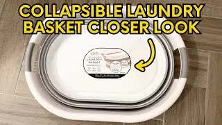Simplify Collapsible Laundry Basket - Space Saving Laundry Hack