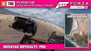 Forza Horizon 5 | First Place On Ribera Rocosa With The Porsche Macan LPR Rallyraid (Pro Difficulty)