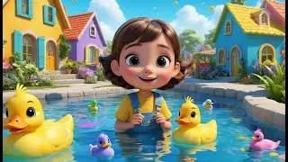 Quacky Ducks and Swishy Fish | Fun Pond Song for Kids | Animal Rhymes for Toddlers and Preschoolers