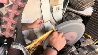 Process Of Sharpening Super Sharp Knife For Removing Boneless Chicken | Sharpening Shop | Pune