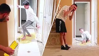 OIL SLIP PRANK ON FaZe RUG!! *HE GOT HURT*