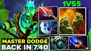 Phantom Lancer Back in 7.40 Full Carry Game Master Dodge Scepter Build Insane - Dota 2
