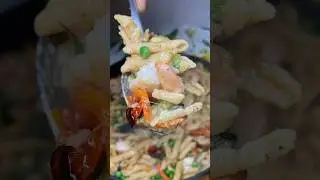 Making Shrimp Pasta Primavera for Dinner