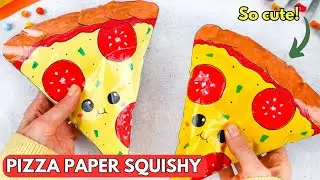 The Cutest DIY Pizza Paper Squishy