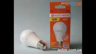 Светодиодная лампа Electrum A-LS-0537 видео + характеристики LED-лампы
