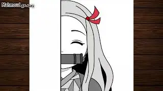 How to Draw a Cute Anime Girl ✨ Nezuko Kamado | Gentle Pencil Sketch Step by Step