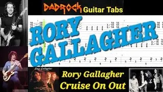Cruise On Out - Rory Gallagher - Guitar + Bass TABS Lesson