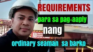 SEAMAN TIPS|MGA REQUIREMENTS SA PAG-AAPLY NG ORDINARY SEAMAN|seaman vlog