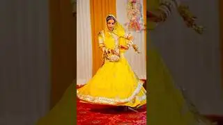 Royal Haldi Vibes✨ #rajputanastyle#poshak#haldiceremony#love#rajputibride